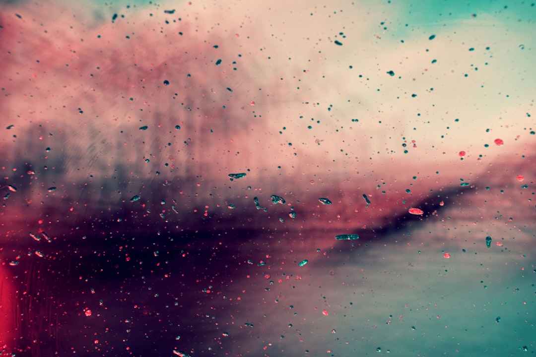 Hours of happiness by Dream and Meaning water droplets on clear glass