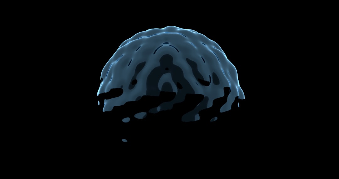 Deforming a Sphere Geometry. by Dream and Meaning A black and white photo of a brain